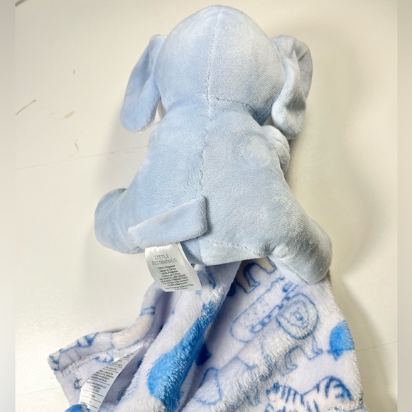 Plush and Lovie elephant security blanket plus lovey - Picture 6 of 6